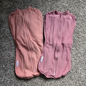 NWOT Comfy Cubs Pink Baby Swaddle Sacks